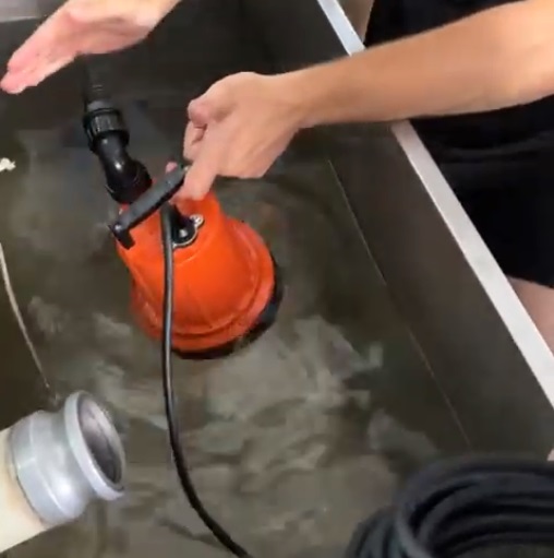 Transmarinas Customer visitationes Ningbo TRUPOW Factory temptare nova Low SUCTUS Pump