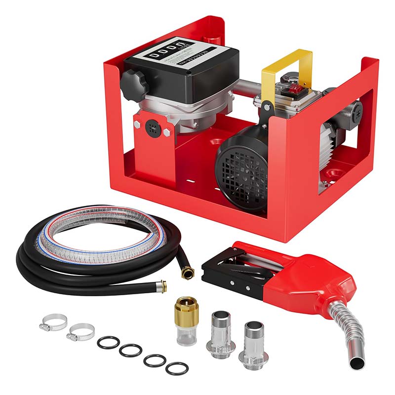 Electric pellentesque Fuel Transfer Pumps with Counter and Automatic Nozzle